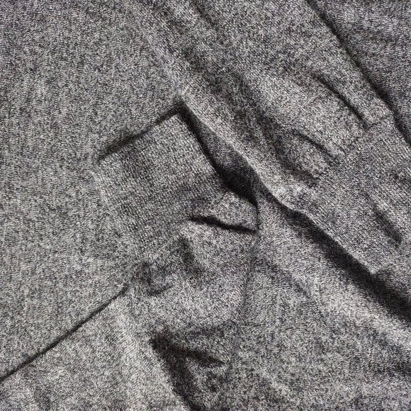 Madewell Southstar Merino Wool Heathered Black Sweater Sz Medium - Picture 6 of 6